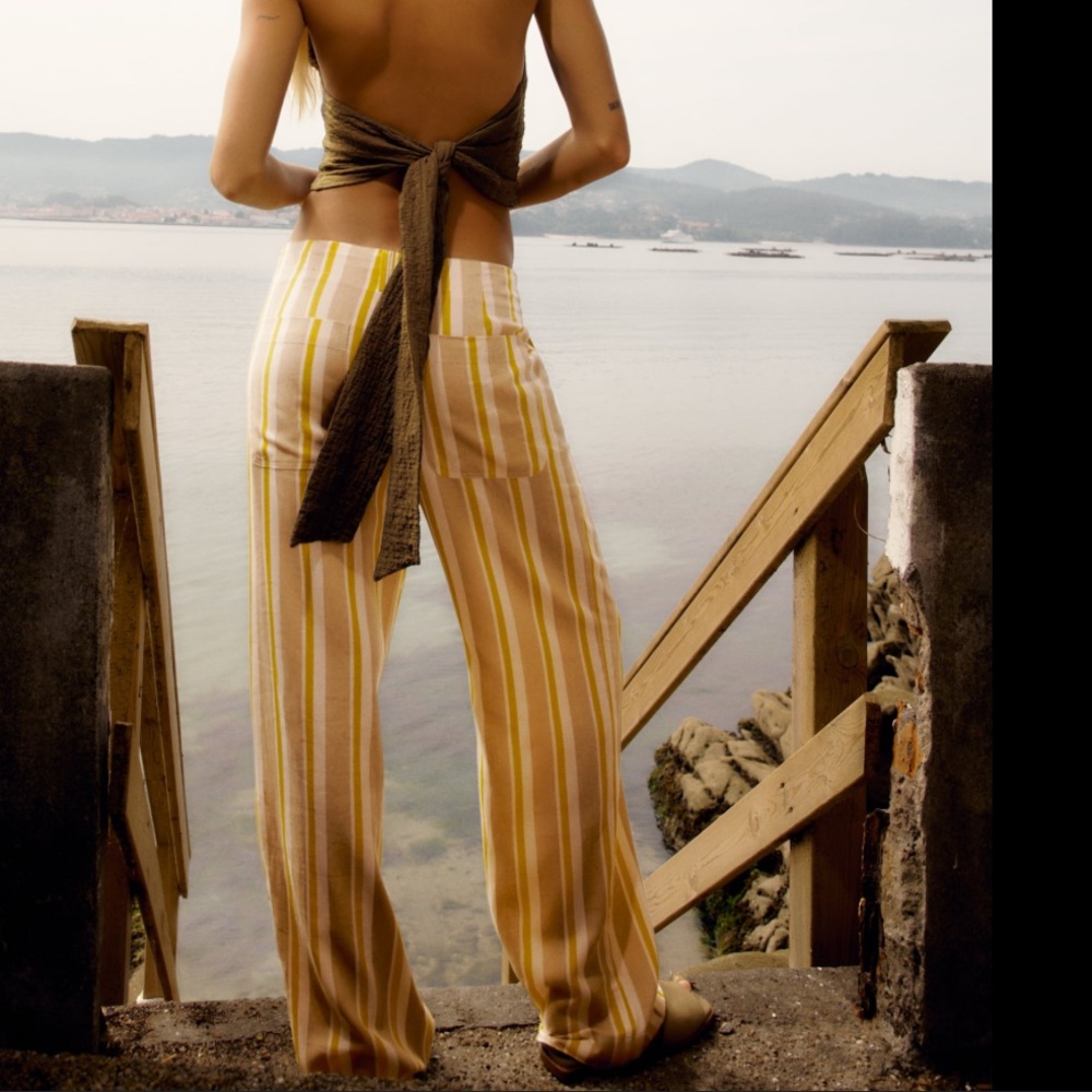 ZARA Linen trouser - Picture 4 of 11